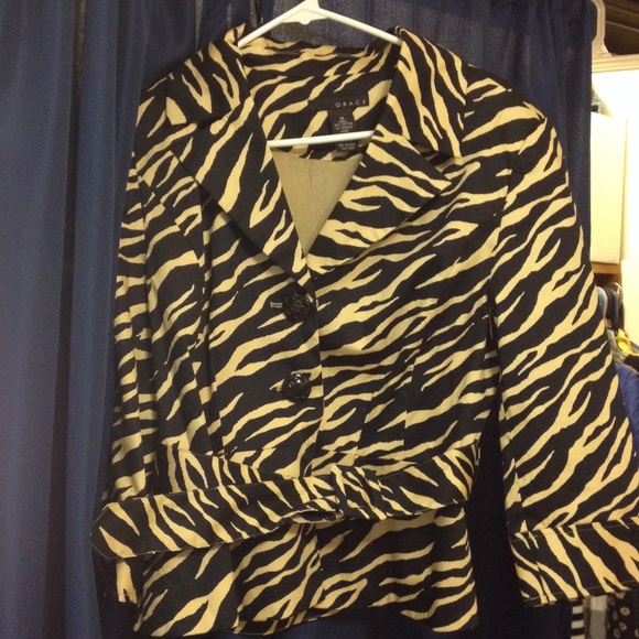 Zebra Peat Coat - Picture 2 of 4
